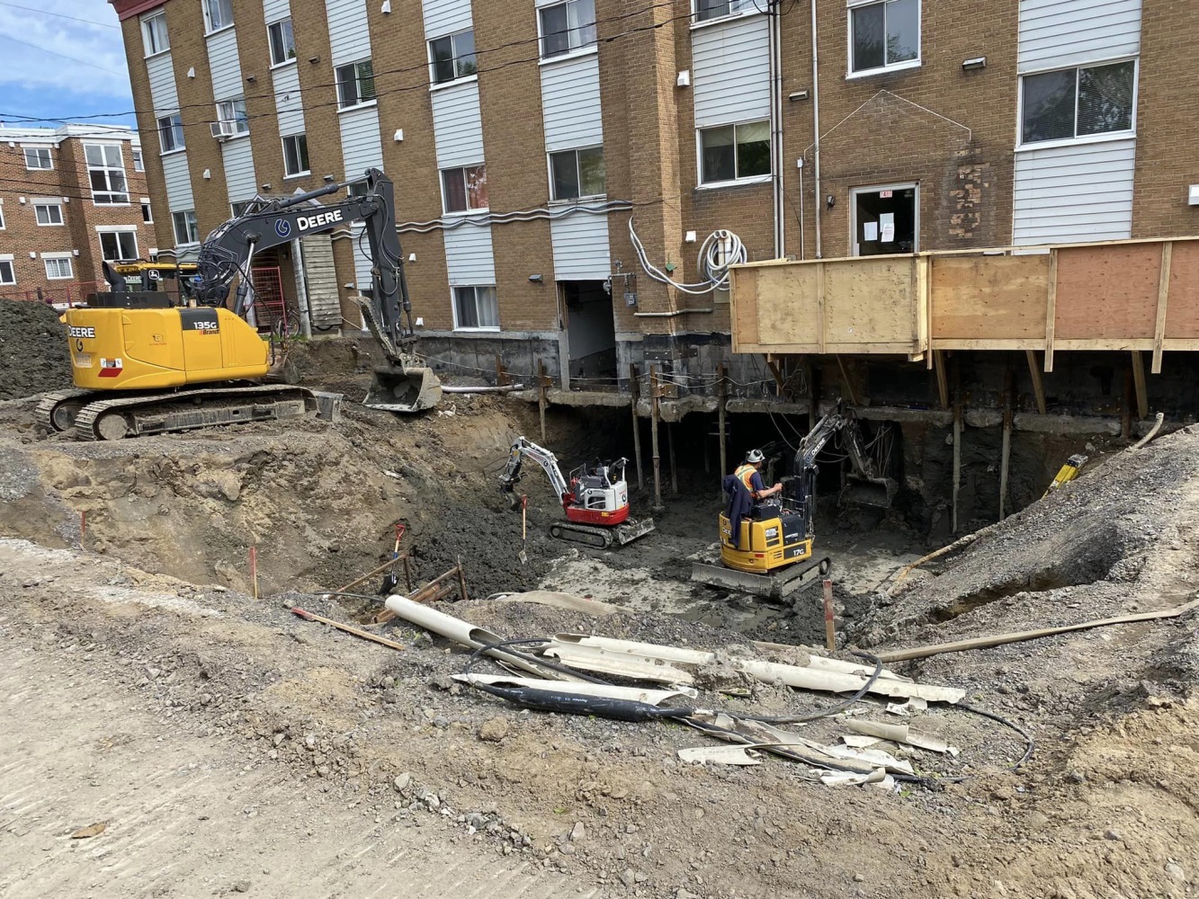 Décontamination de bâtiment